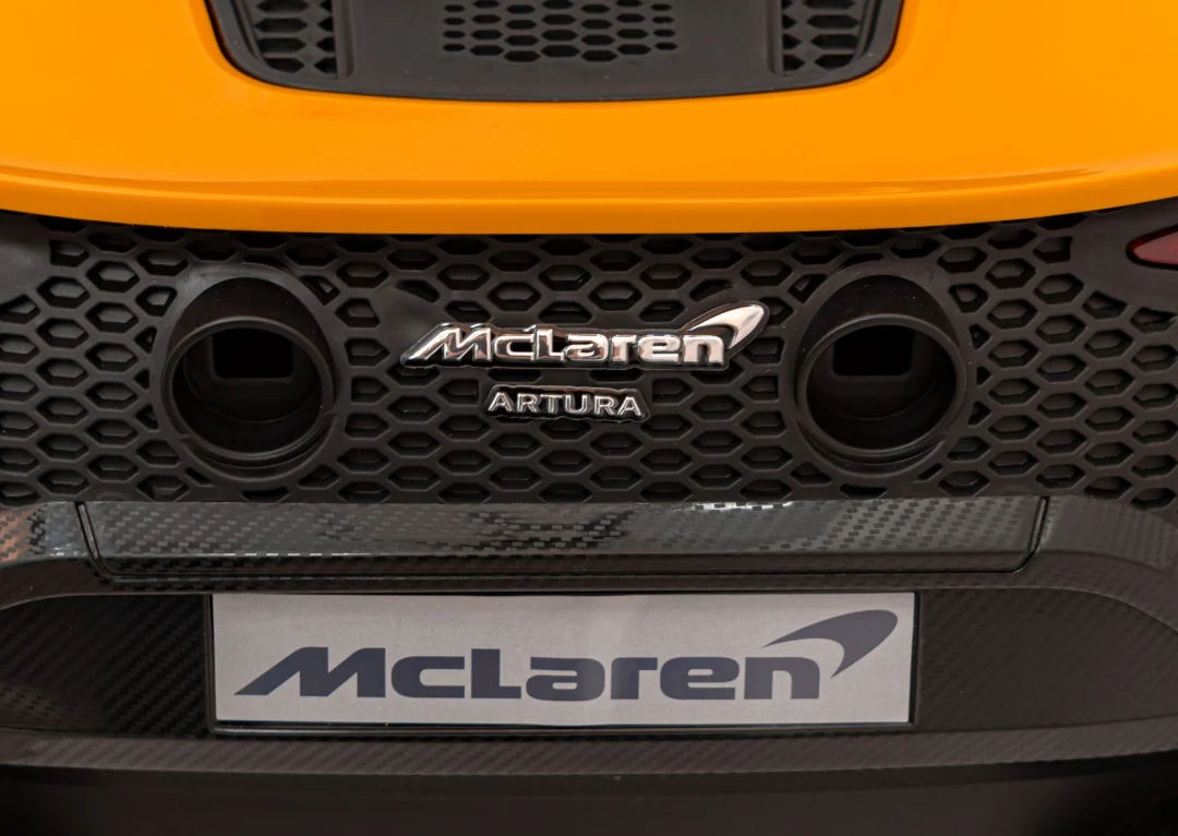 McLaren Artura Dječji autosjedalica na baterije, narančasta + 4x4 pogon + daljinski upravljač_20