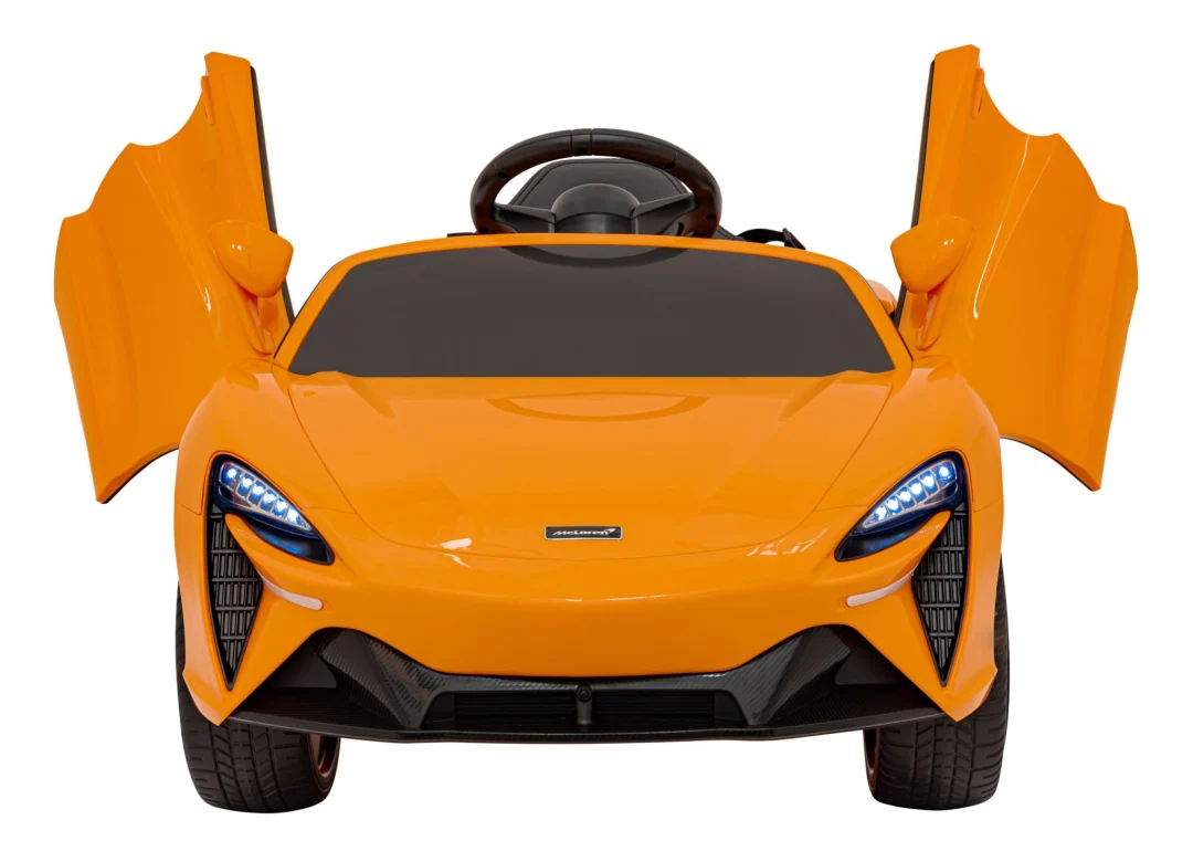 McLaren Artura Dječji autosjedalica na baterije, narančasta + 4x4 pogon + daljinski upravljač_4