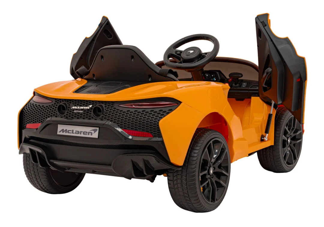 McLaren Artura Dječji autosjedalica na baterije, narančasta + 4x4 pogon + daljinski upravljač_7