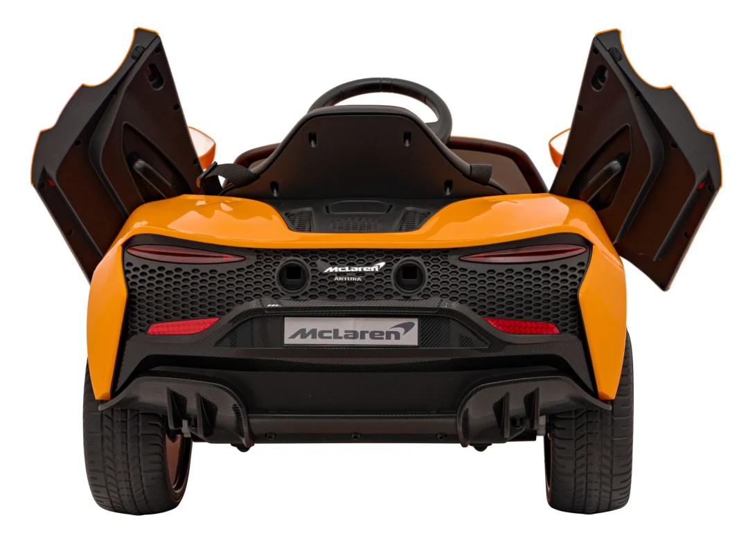 McLaren Artura Dječji autosjedalica na baterije, narančasta + 4x4 pogon + daljinski upravljač_8