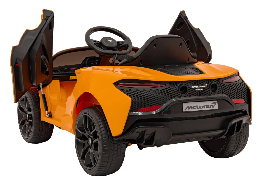 McLaren Artura Dječji autosjedalica na baterije, narančasta + 4x4 pogon + daljinski upravljač_9