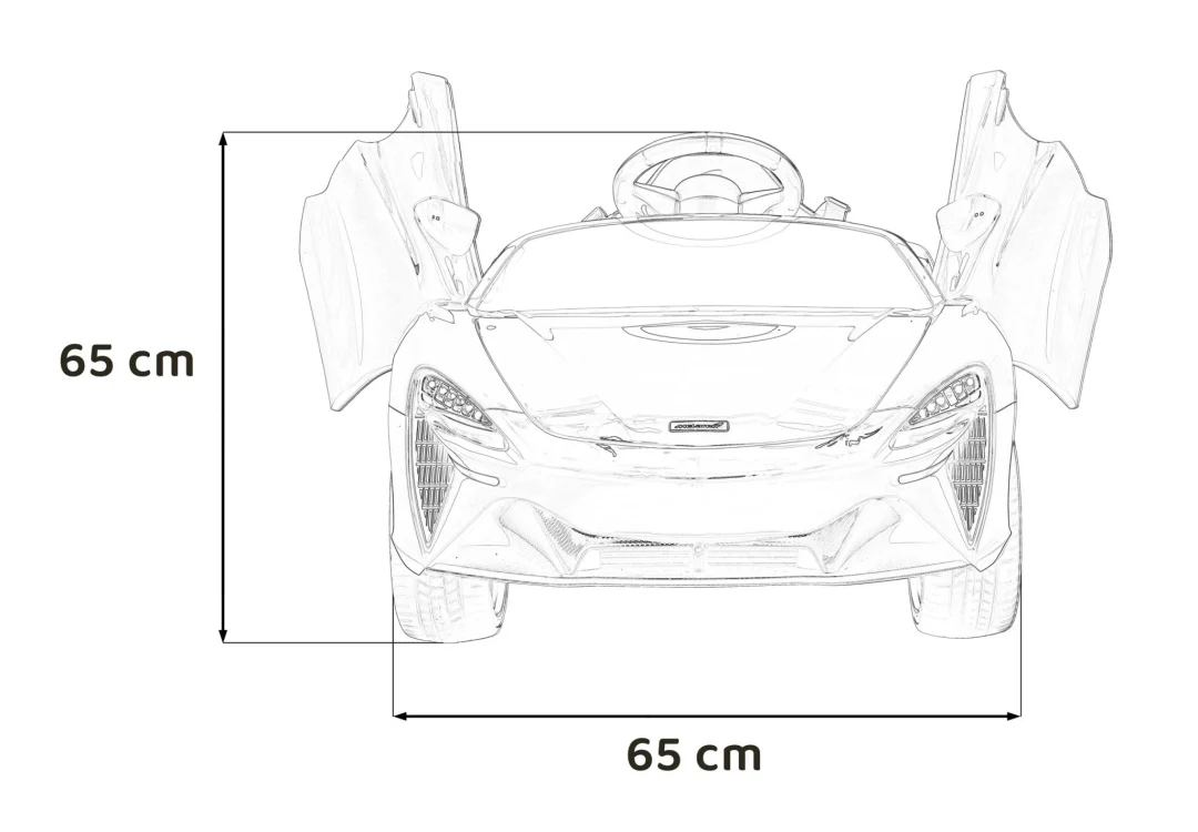McLaren Artura Dječji autosjedalica na baterije plava + 4x4 pogon + daljinski upravljač + spori_2
