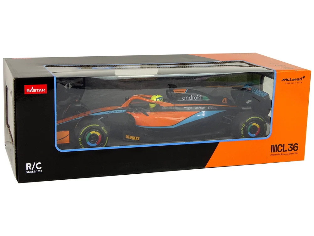 McLaren F1 Rastar auto na daljinsko upravljanje, narančasti, 1:12_9