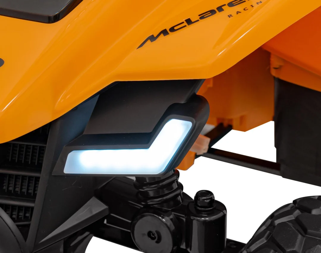 McLaren Racing MCL 35 Quad za djecu narančasti + daljinski upravljač + spori start + EVA + audio LED_19