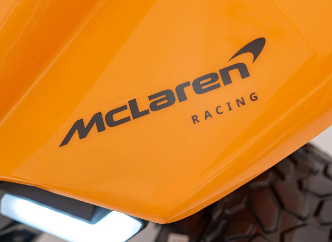 McLaren Racing MCL 35 Quad za djecu narančasti + daljinski upravljač + spori start + EVA + audio LED_20