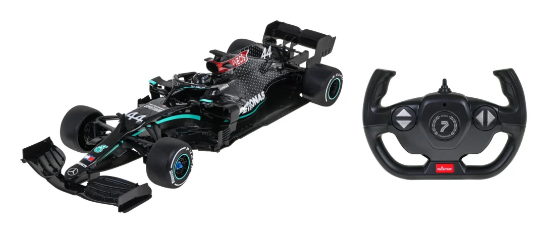 Mercedes-AMG F1 W11 EQ Performance RASTAR model 1:12 trkaći automobil na daljinsko upravljanje, crna_2
