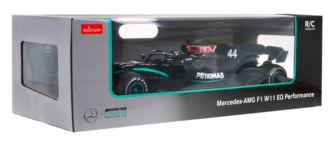 Mercedes-AMG F1 W11 EQ Performance RASTAR model 1:12 trkaći automobil na daljinsko upravljanje, crna_8