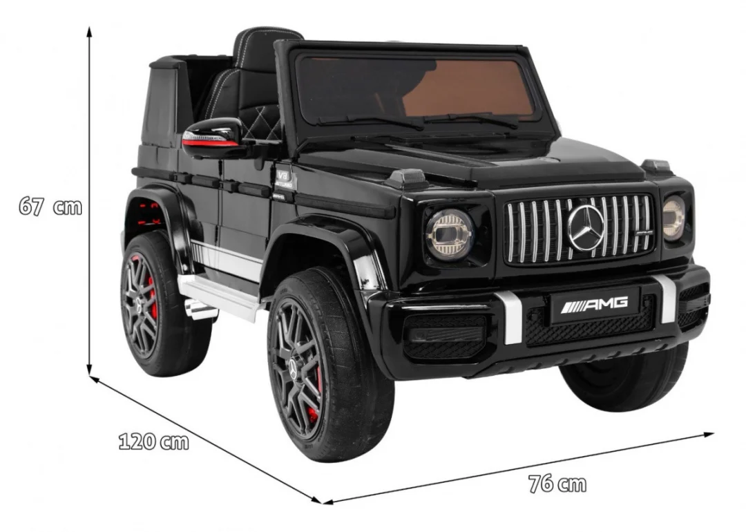 Mercedes AMG G63 automobil na akumulator, crni_2