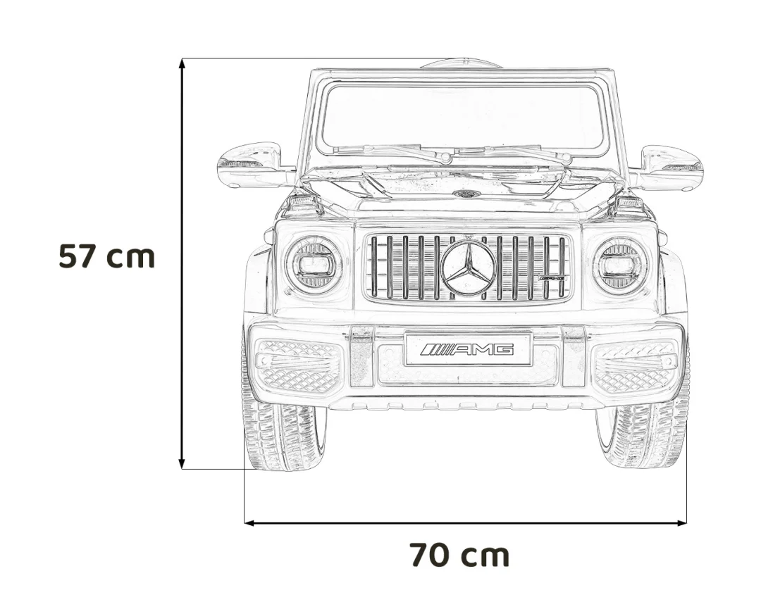Mercedes AMG G63 na akumulator, crni_2