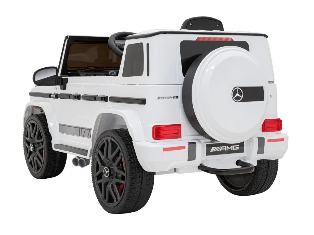 Mercedes AMG G63 za djecu bijela boja + daljinski upravljač_7