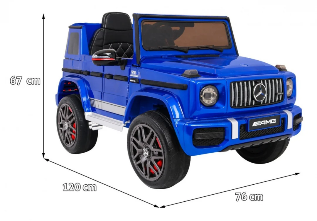 Mercedes AMG G63 za djecu plava boja + daljinski upravljač_2