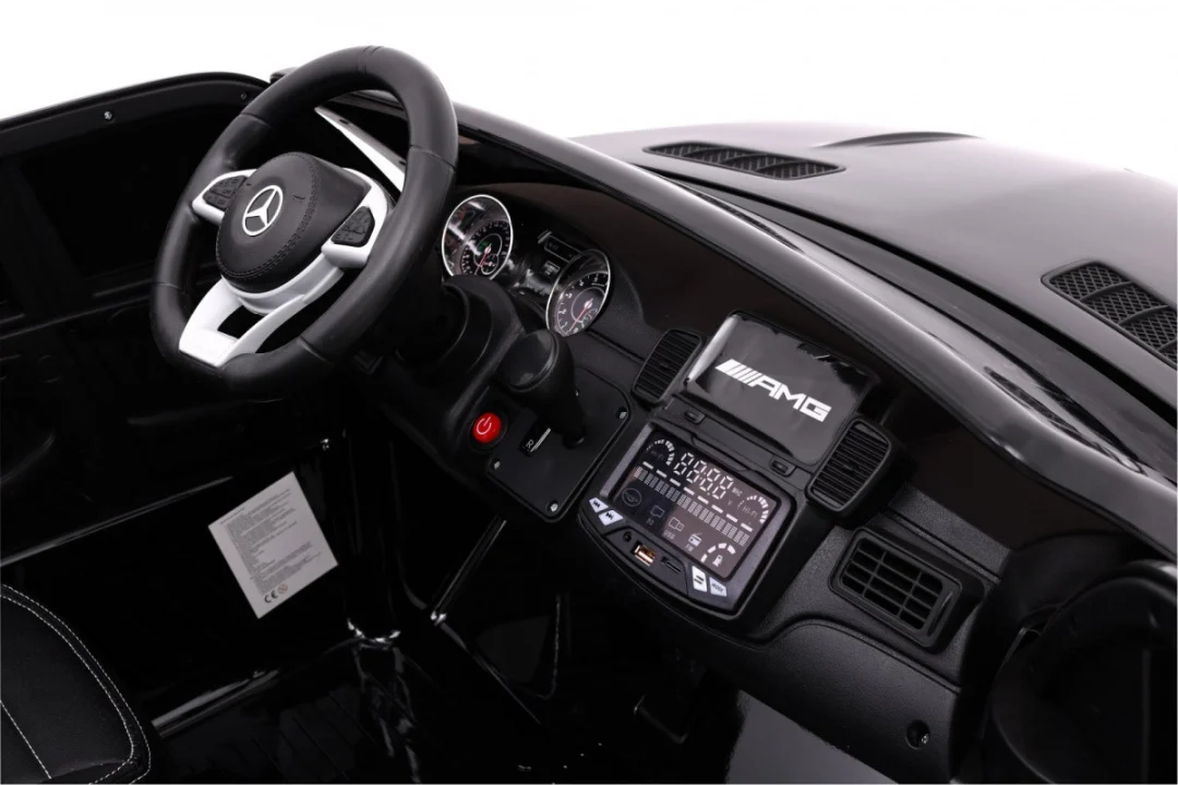 Mercedes AMG GLS63 Dječji automobil na baterije, crni + obojeni + 4x4 + ventilacijski otvor, crna_12