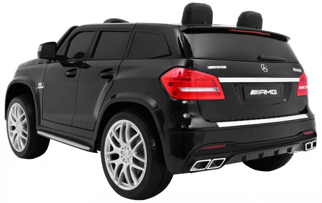 Mercedes AMG GLS63 Dječji automobil na baterije, crni + obojeni + 4x4 + ventilacijski otvor, crna_3