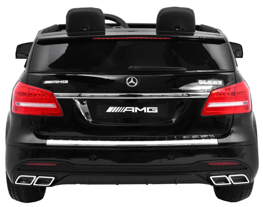 Mercedes AMG GLS63 Dječji automobil na baterije, crni + obojeni + 4x4 + ventilacijski otvor, crna_4