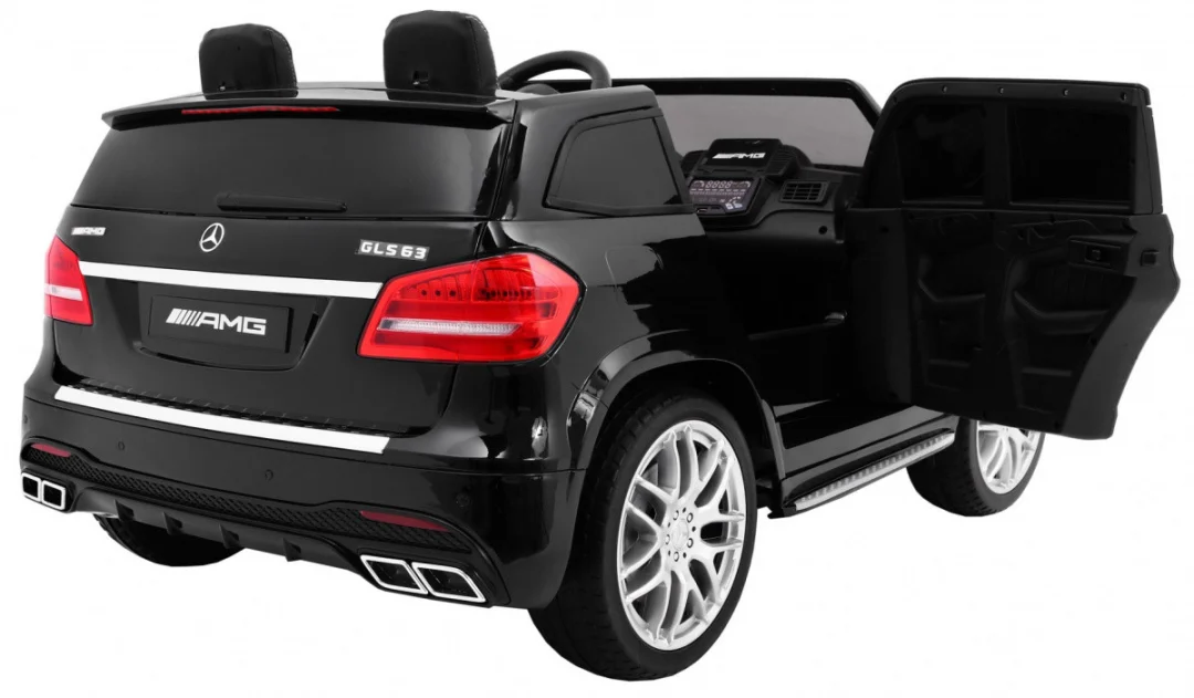 Mercedes AMG GLS63 Dječji automobil na baterije, crni + obojeni + 4x4 + ventilacijski otvor, crna_6