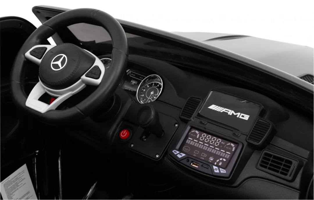 Mercedes AMG GLS63 Dječji automobil na baterije, crni + obojeni + 4x4 + ventilacijski otvor, crna_7