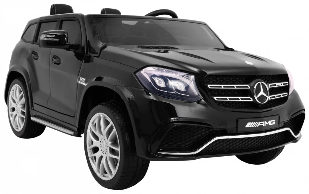 Mercedes AMG GLS63 Dječji automobil na baterije, crni + obojeni + 4x4 + ventilacijski otvor, crna_8