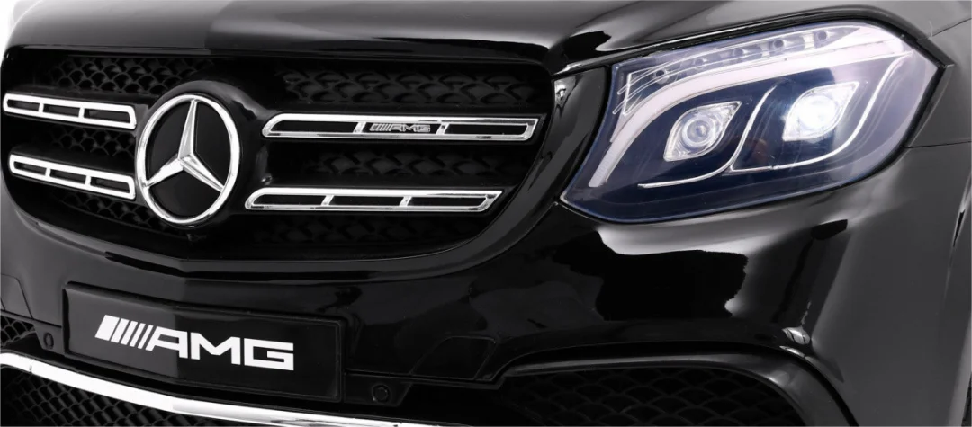 Mercedes AMG GLS63 Dječji automobil na baterije, crni + obojeni + 4x4 + ventilacijski otvor, crna_9