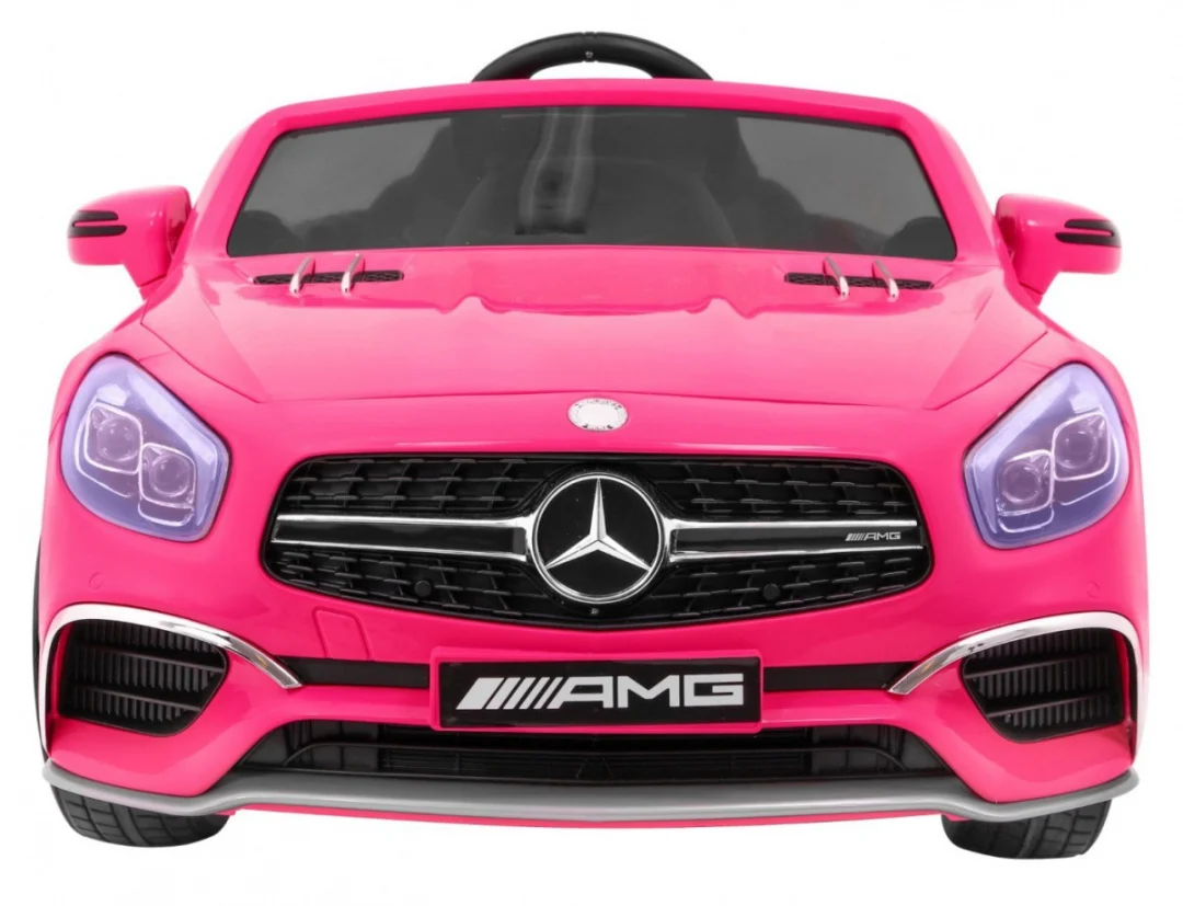 Mercedes AMG SL65 automobil na akumulator, ružičasti_3