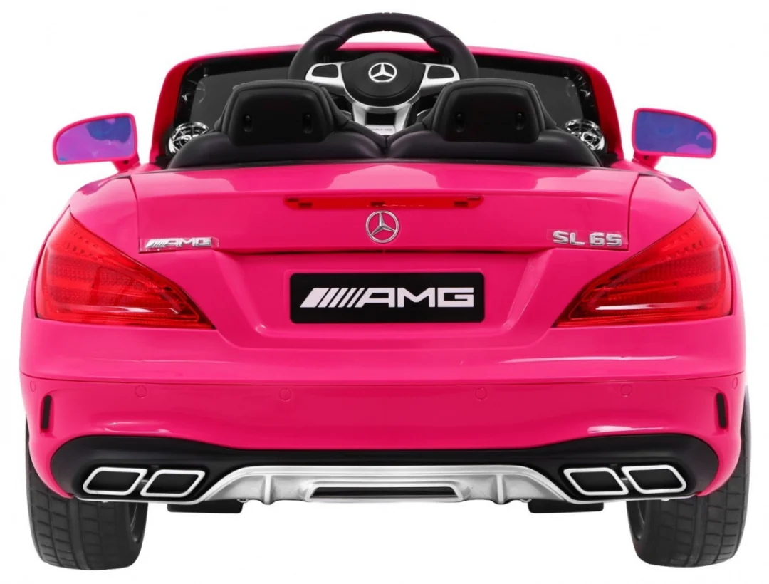 Mercedes AMG SL65 automobil na akumulator, ružičasti_6