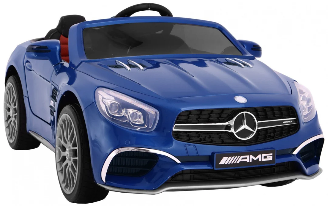 Mercedes AMG SL65 za djecu plava boja + daljinski upravljač + nosač za prtljagu + podešavanje_6