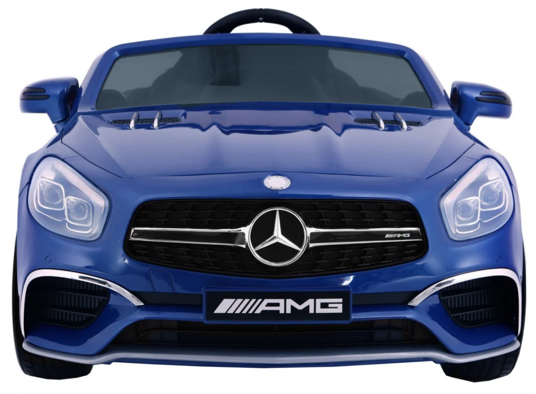 Mercedes AMG SL65 za djecu plava boja + daljinski upravljač + nosač za prtljagu + podešavanje_7