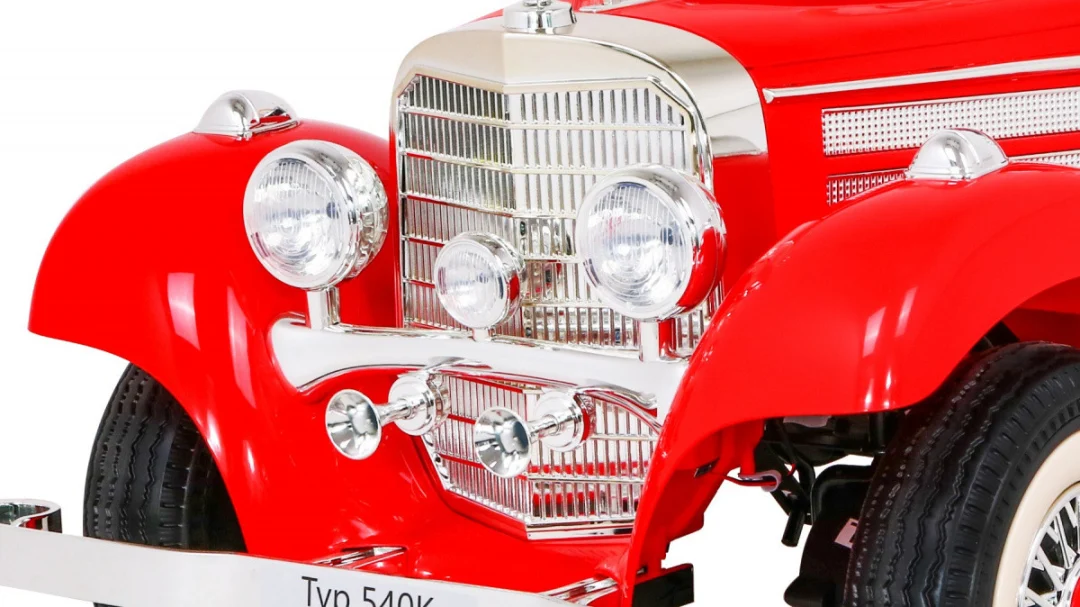 Mercedes-Benz 540A retro auto na akumulator crveni_17