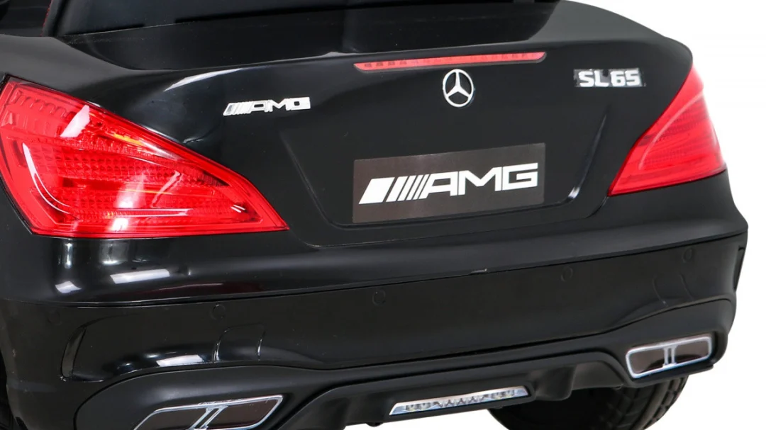 Mercedes Benz AMG SL65 S električni dječji auto crni + daljinski upravljač + audio LED + eko, crna_13