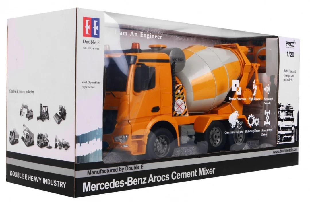 Mercedes-Benz Arocs mješalica za beton za djecu 6+ godina, model na daljinsko upravljanje 1:20 sa_3