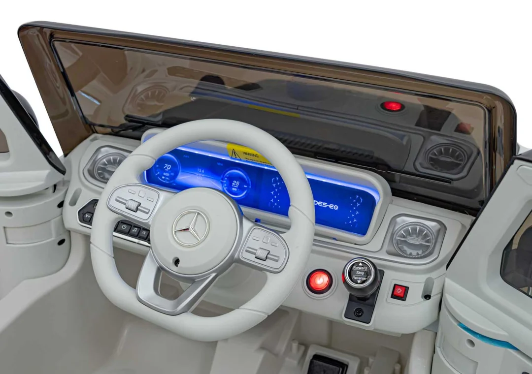 Mercedes Benz EQG bijelo vozilo auto na akumulator_11