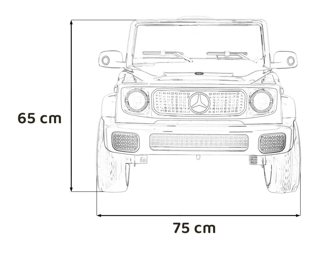 Mercedes Benz EQG bijelo vozilo auto na akumulator_2