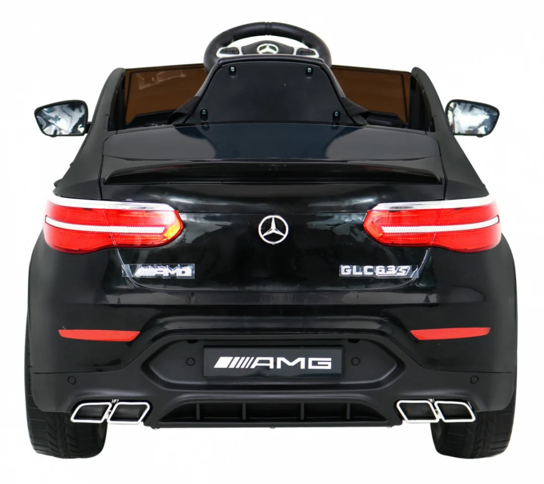 Mercedes Benz GLC63S za djecu Crni SUV + Daljinski upravljač + 4x4 pogon, crna_5