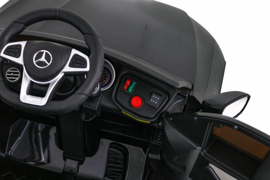 Mercedes Benz GLC63S za djecu Crni SUV + Daljinski upravljač + 4x4 pogon, crna_9