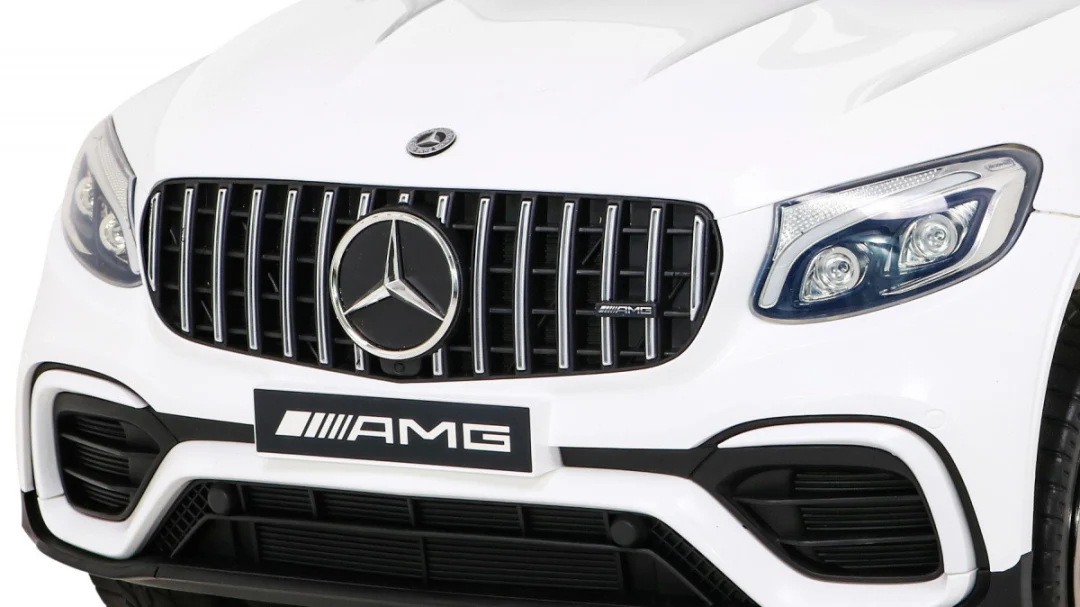 Mercedes Benz GLC63S za djecu, bijeli SUV + daljinski upravljač + 4x4 pogon, bijela_12