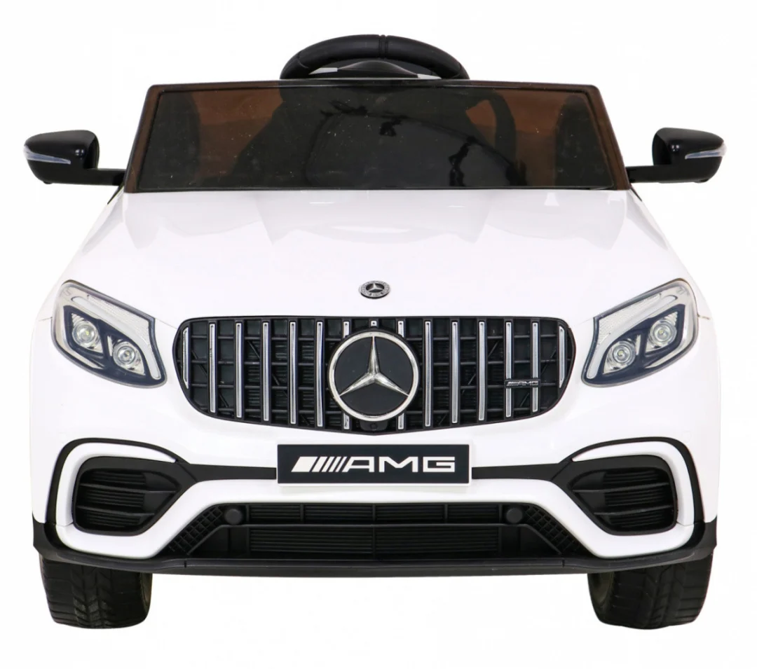 Mercedes Benz GLC63S za djecu, bijeli SUV + daljinski upravljač + 4x4 pogon, bijela_3