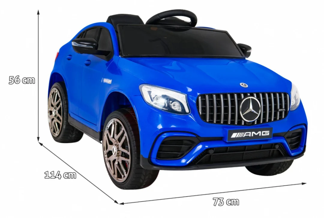 Mercedes Benz GLC63S za djecu plavi SUV s daljinskim upravljačem, plava_2