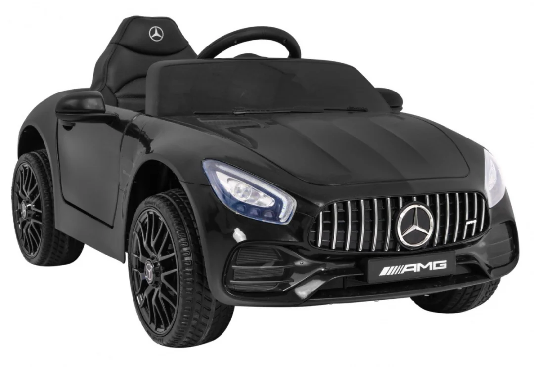 Mercedes Benz GT dječja autosjedalica na baterije crna + daljinski upravljač + spori start + MP3 LED_8