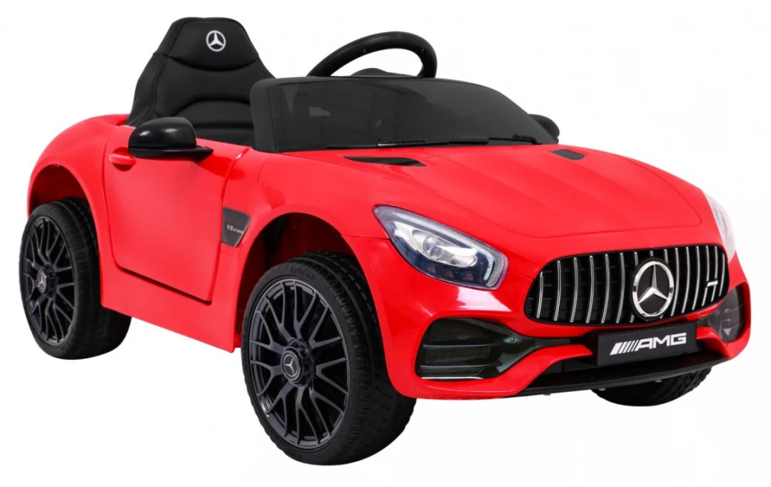 Mercedes Benz GT dječja kolica na baterije crvena + daljinski upravljač + spori start + MP3 LED_6