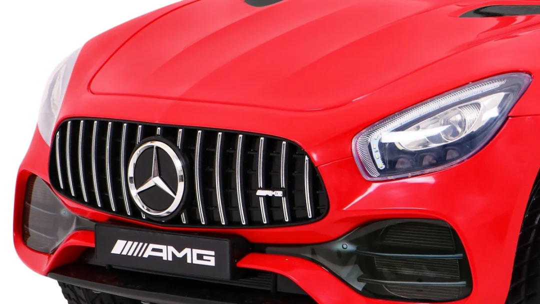 Mercedes Benz GT dječja kolica na baterije crvena + daljinski upravljač + spori start + MP3 LED_7