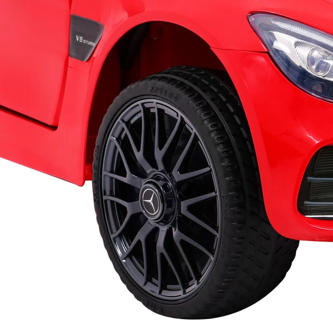 Mercedes Benz GT dječja kolica na baterije crvena + daljinski upravljač + spori start + MP3 LED_9