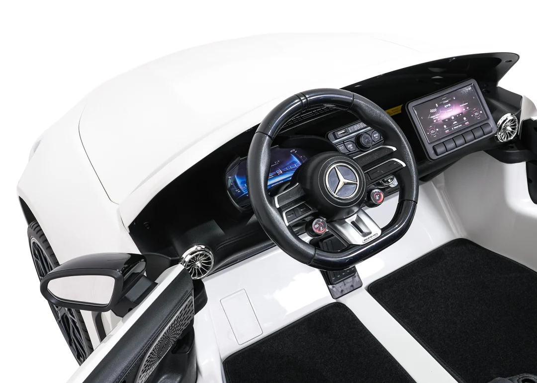 Mercedes-Benz GT63 AMG bijeli auto na akumulator_18