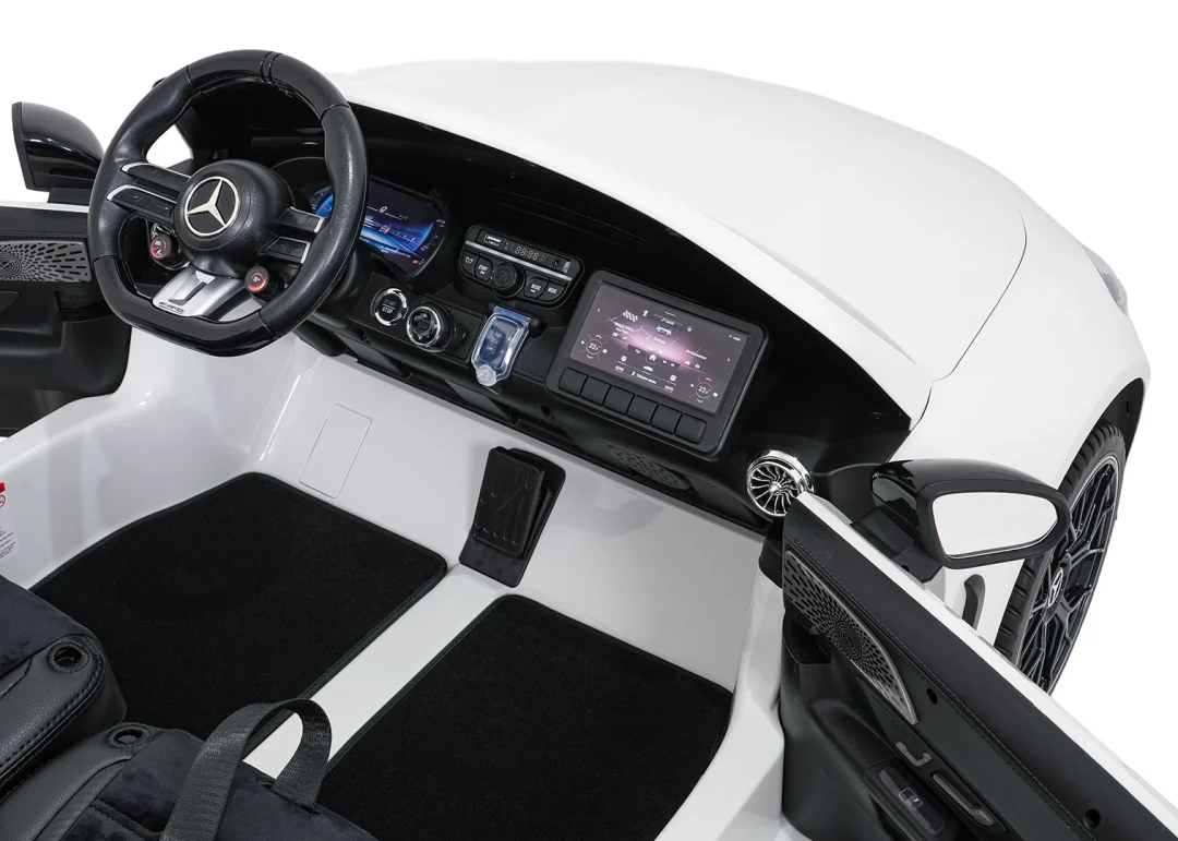 Mercedes-Benz GT63 AMG bijeli auto na akumulator_20
