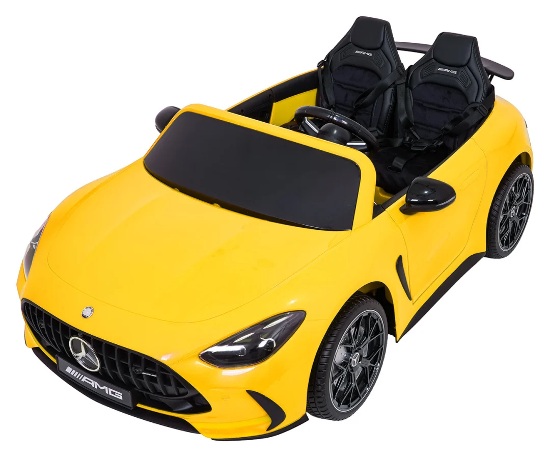 Mercedes-Benz GT63 AMG žuti auto na akumulator_12