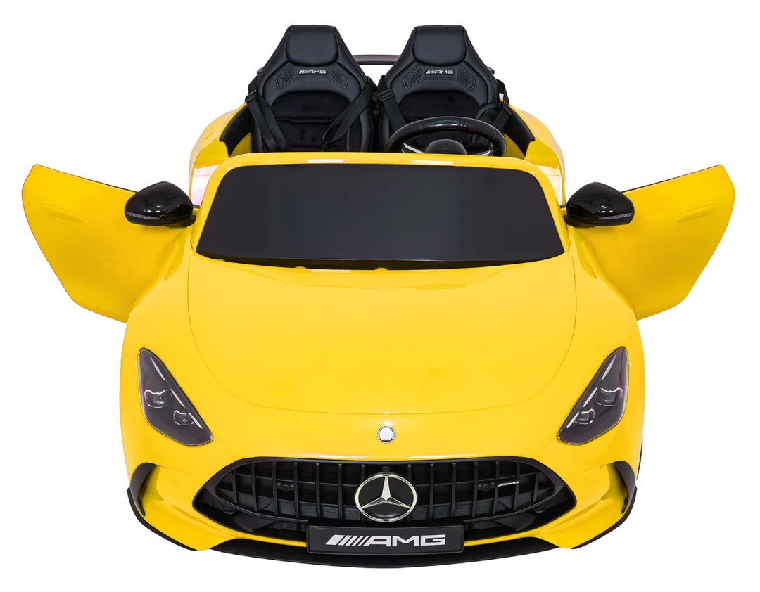Mercedes-Benz GT63 AMG žuti auto na akumulator_13