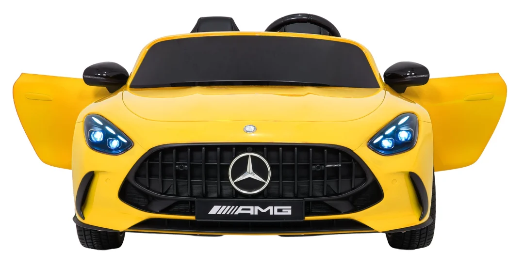 Mercedes-Benz GT63 AMG žuti auto na akumulator_3