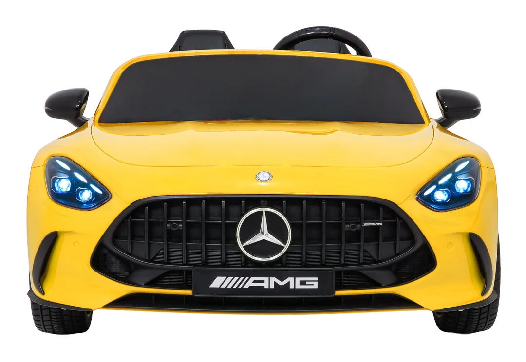 Mercedes-Benz GT63 AMG žuti auto na akumulator_4