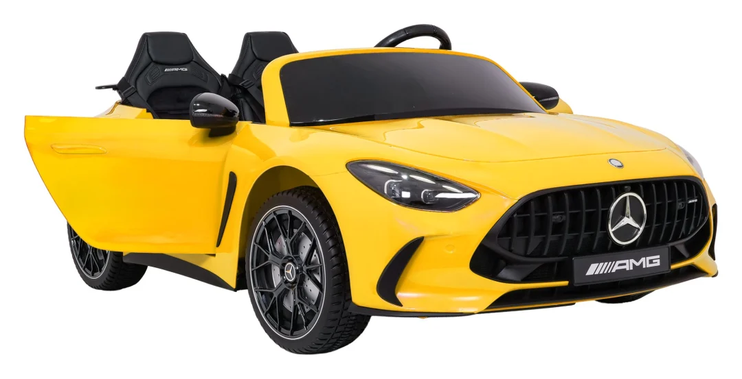 Mercedes-Benz GT63 AMG žuti auto na akumulator_5