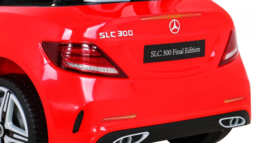 Mercedes Benz SLC300 Dječji automobil na baterije, crveni + MP3 zvukovi, svjetla, crvena_13