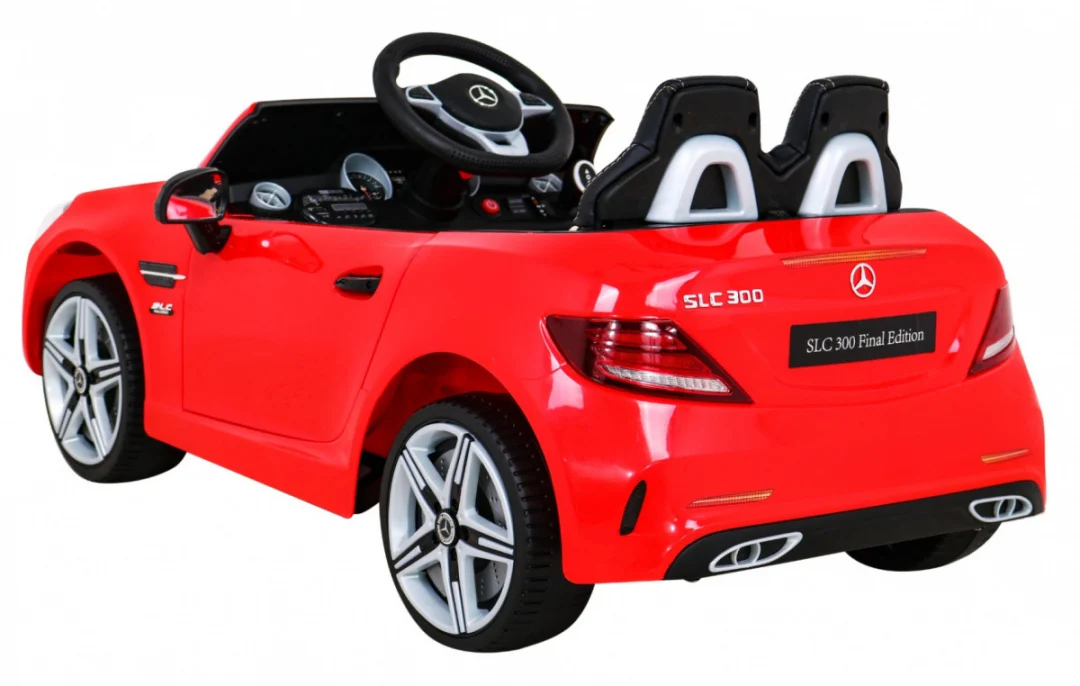 Mercedes Benz SLC300 Dječji automobil na baterije, crveni + MP3 zvukovi, svjetla, crvena_5