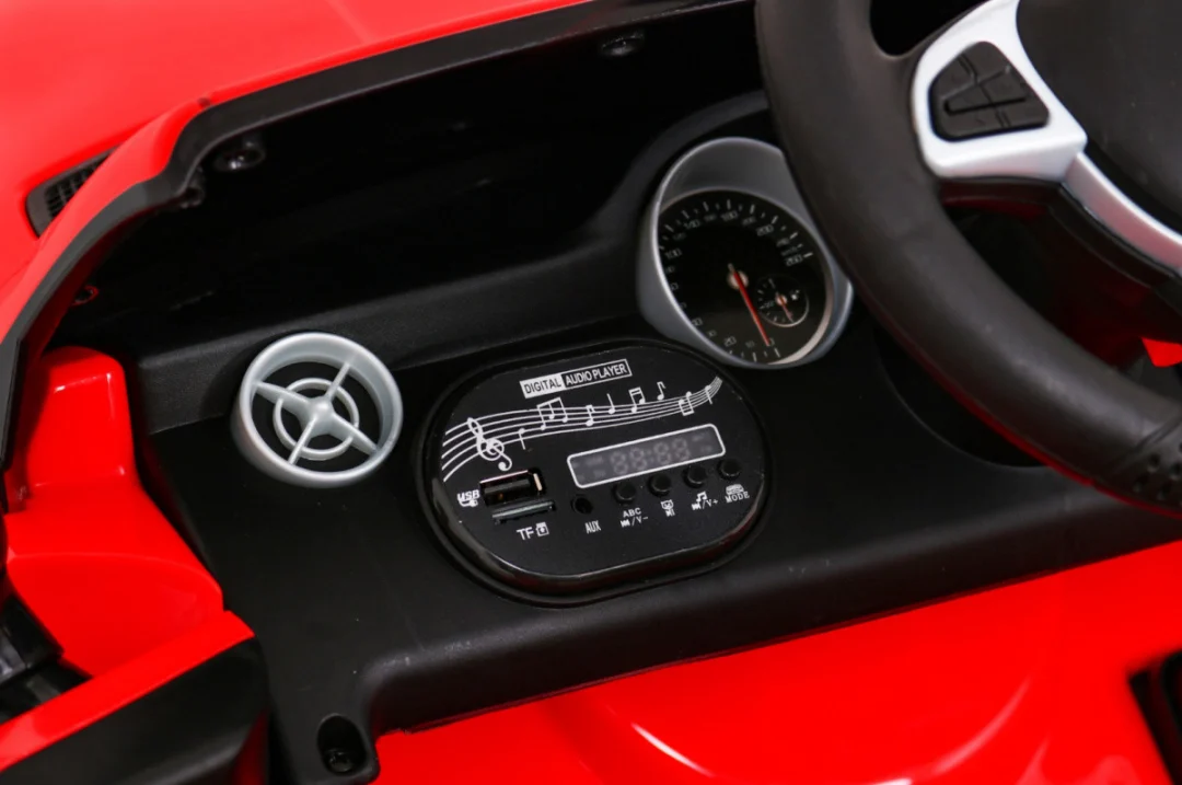 Mercedes Benz SLC300 Dječji automobil na baterije, crveni + MP3 zvukovi, svjetla, crvena_8